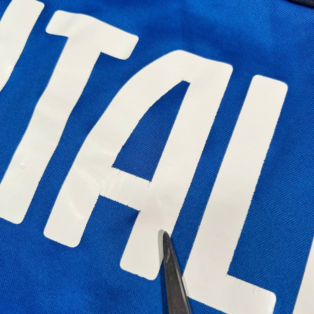 Puma Italy Soccer Jersey Men's Size Medium Blue Italia Graphic Training READ* - Picture 7 of 13